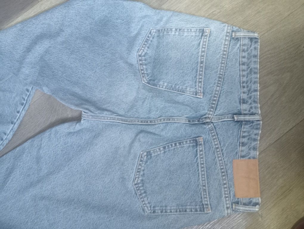 Джинси zara з високою посадкою
