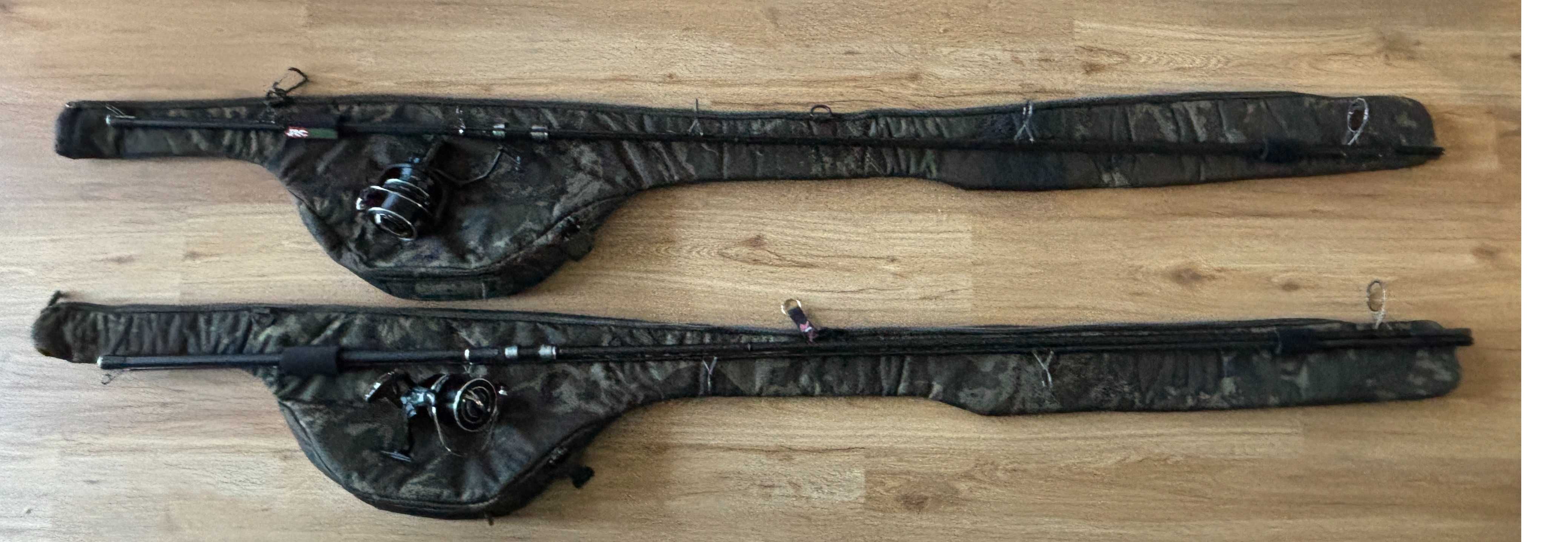 2 x NASH 13FT 3,5LB + Shimano Power Aero 14000 XTC + Pokrowiec NASH