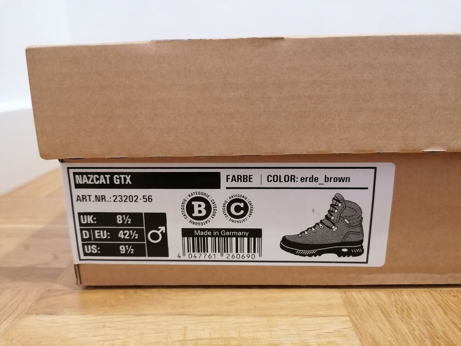 Męskie buty trekkingowe Hanwag Nazcat GTX brown 42,5 Warszawa