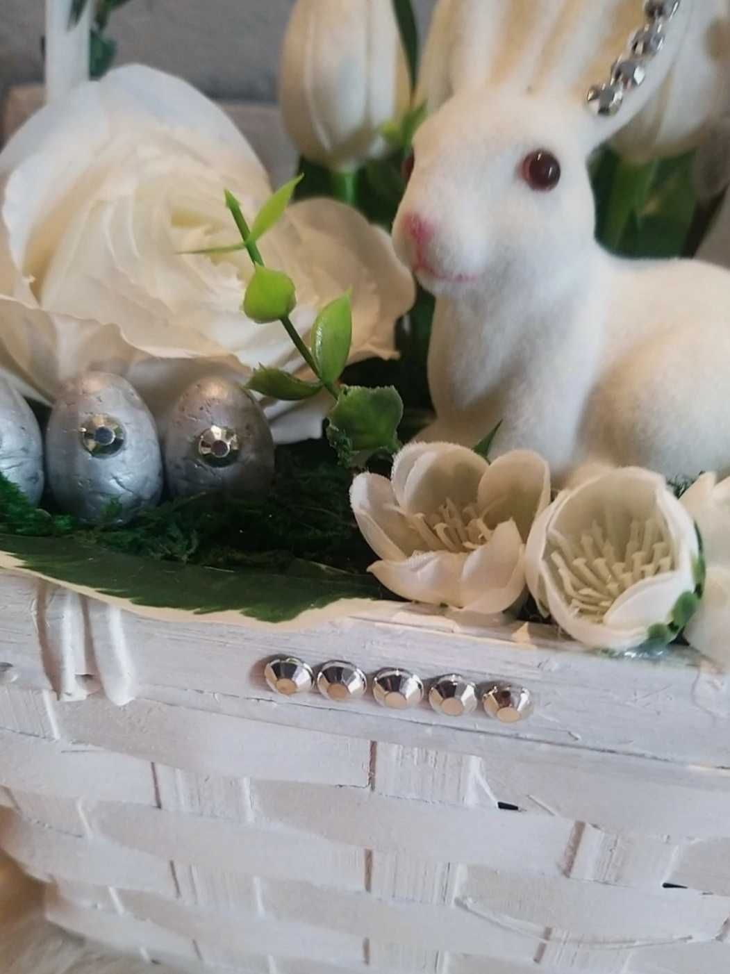 Śliczny stroik glamour na Wielkanoc, okazja!