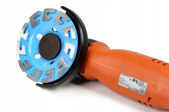 TARCZA GARNKOWA Do Szlifowania Betonu 125mm typ T ceramiki kamienia