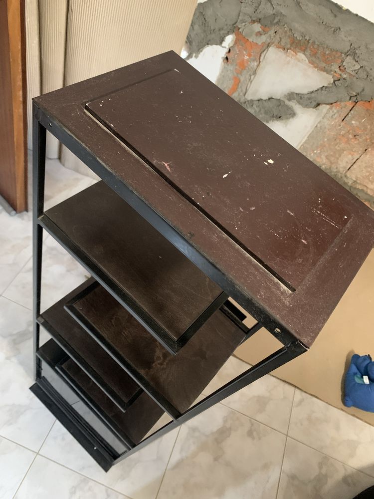 Movel prateleiras preto