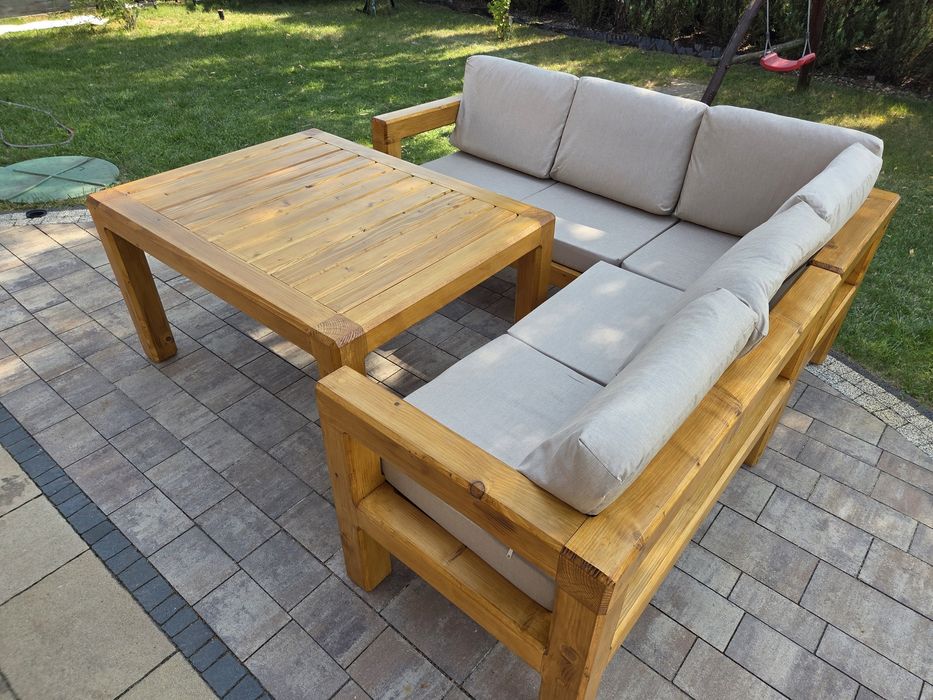 Meble ogrodowe, tarasowe drewniane