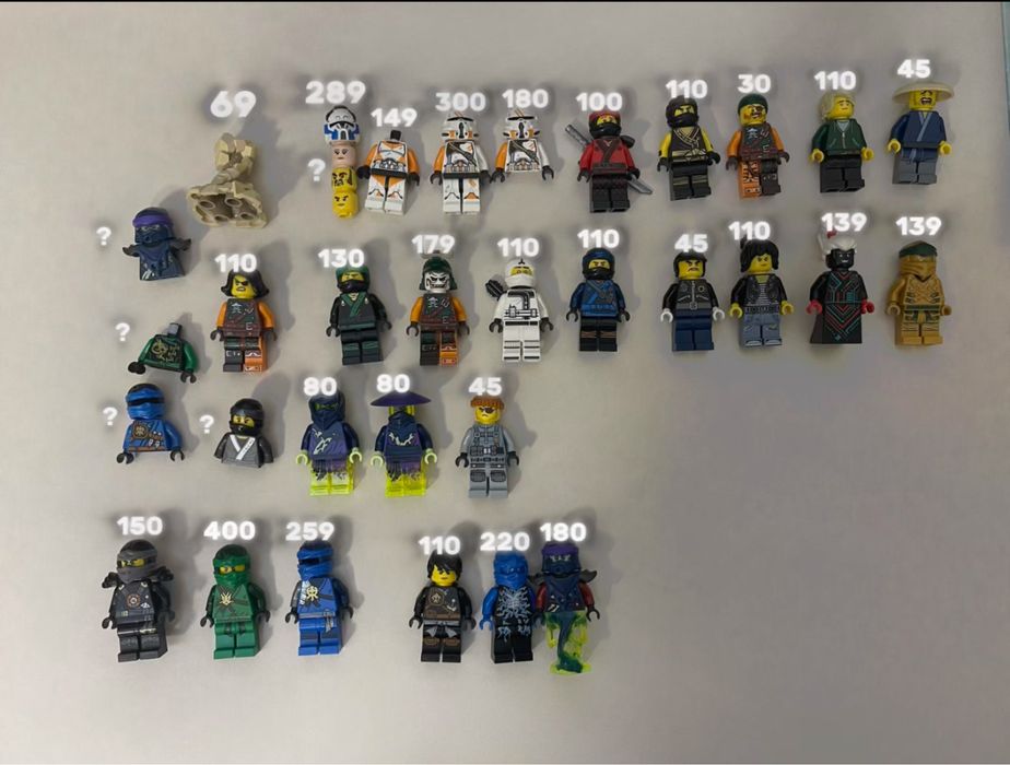 Продаж лего фігурок та наборів