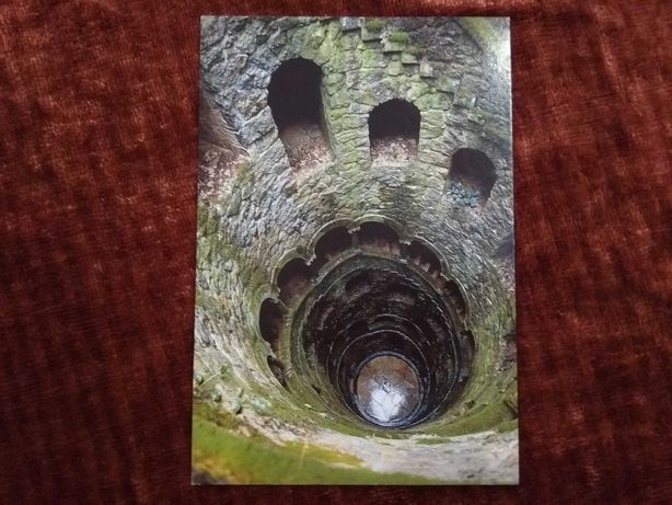 2 postais / prints originais do Poço iniciático - Quinta da Regaleira