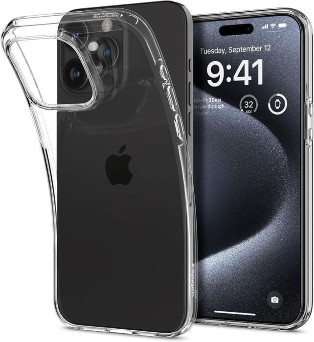Etui Ochronne Spigen Liquid Crystal iPhone 15 Pro - Przejrzysty