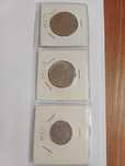 FAO 3 MOEDAS COMEMORATIVAS de 1985 em Cupro-Niquel  em MBC ver fotos
