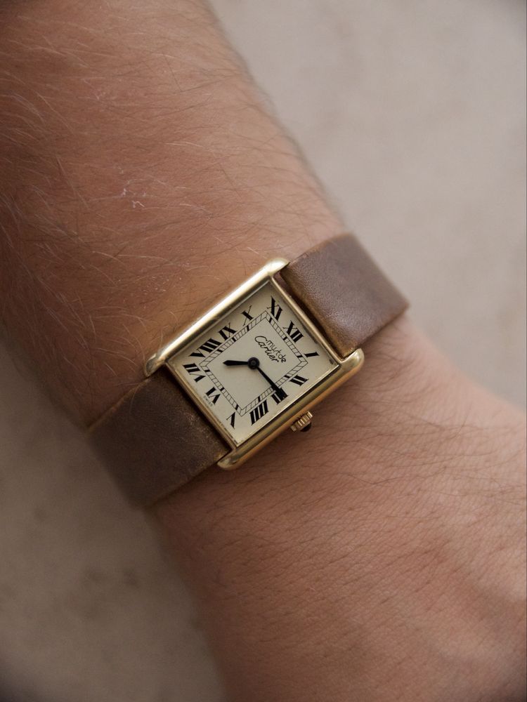Relogio Cartier Tank mecânico