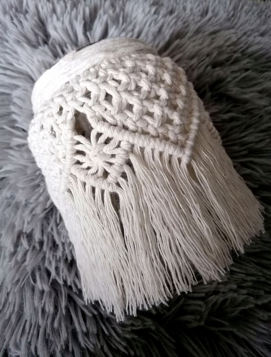 Świecznik lampion Makrama lampka Hand made BOHO