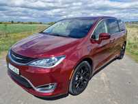 Chrysler Pacifica Hybryda Bordo Felgi - Czarny połysk 19 el. drzwi Perłowy!!