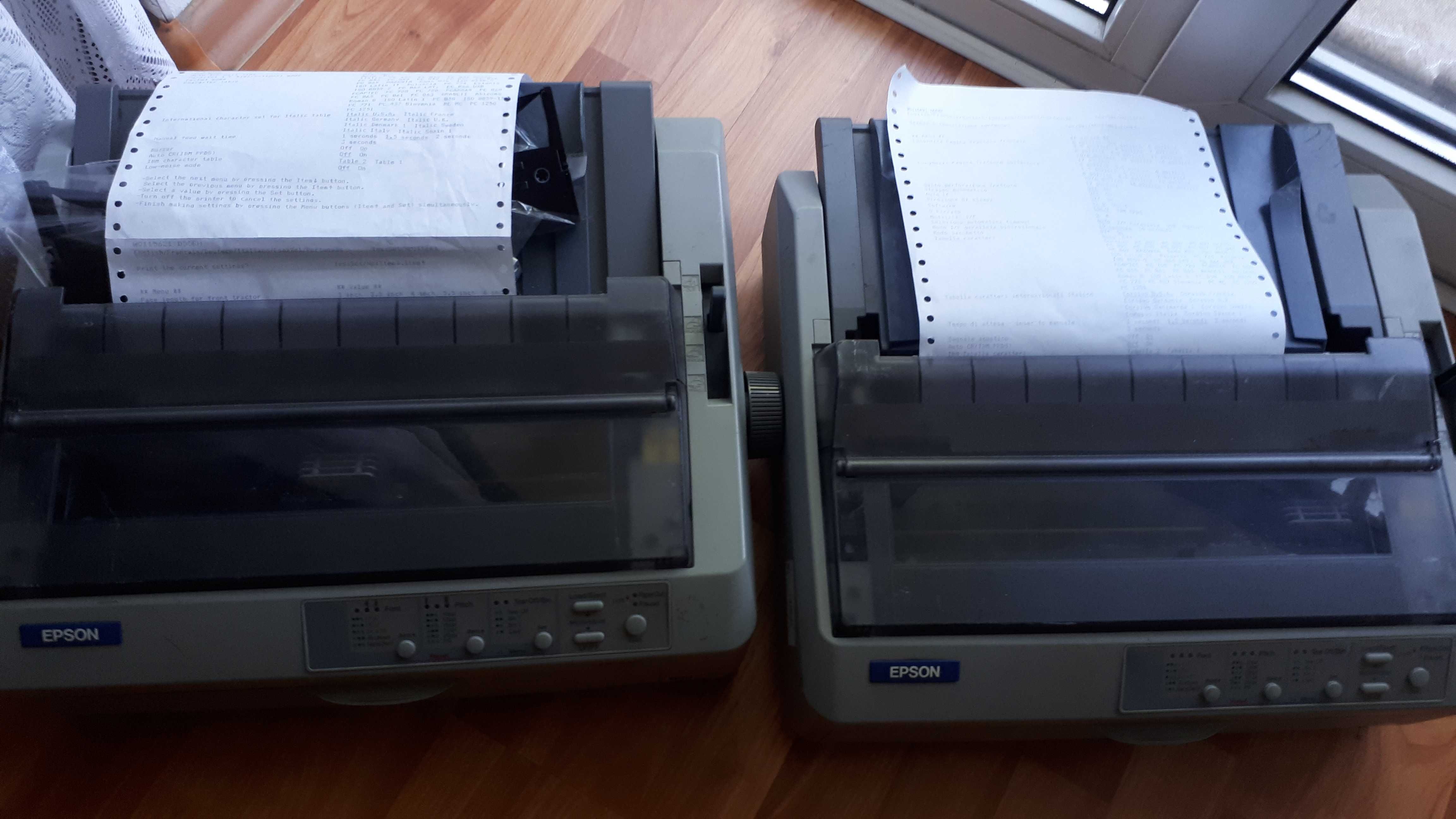 Матричные принтера Epson FX890 , LX350 (картриджі) и др.