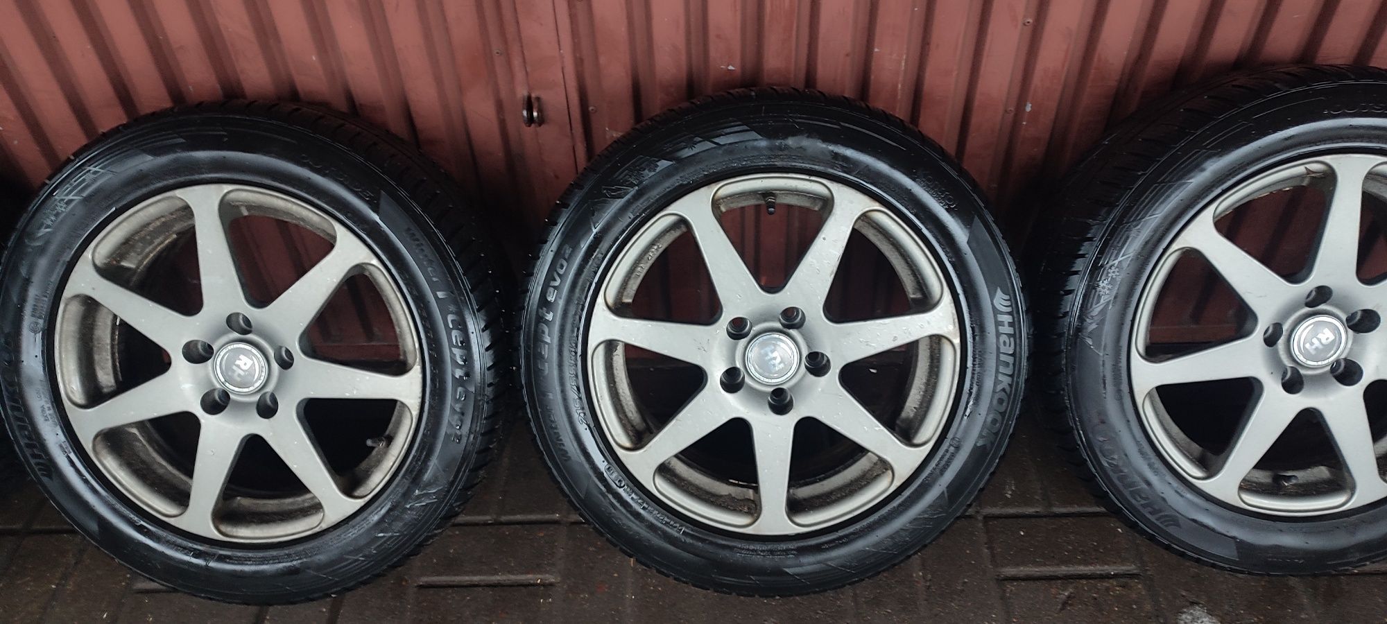 Koła alufelgi 16" 5x108 215/55/16 zima 7J ET45 siwe