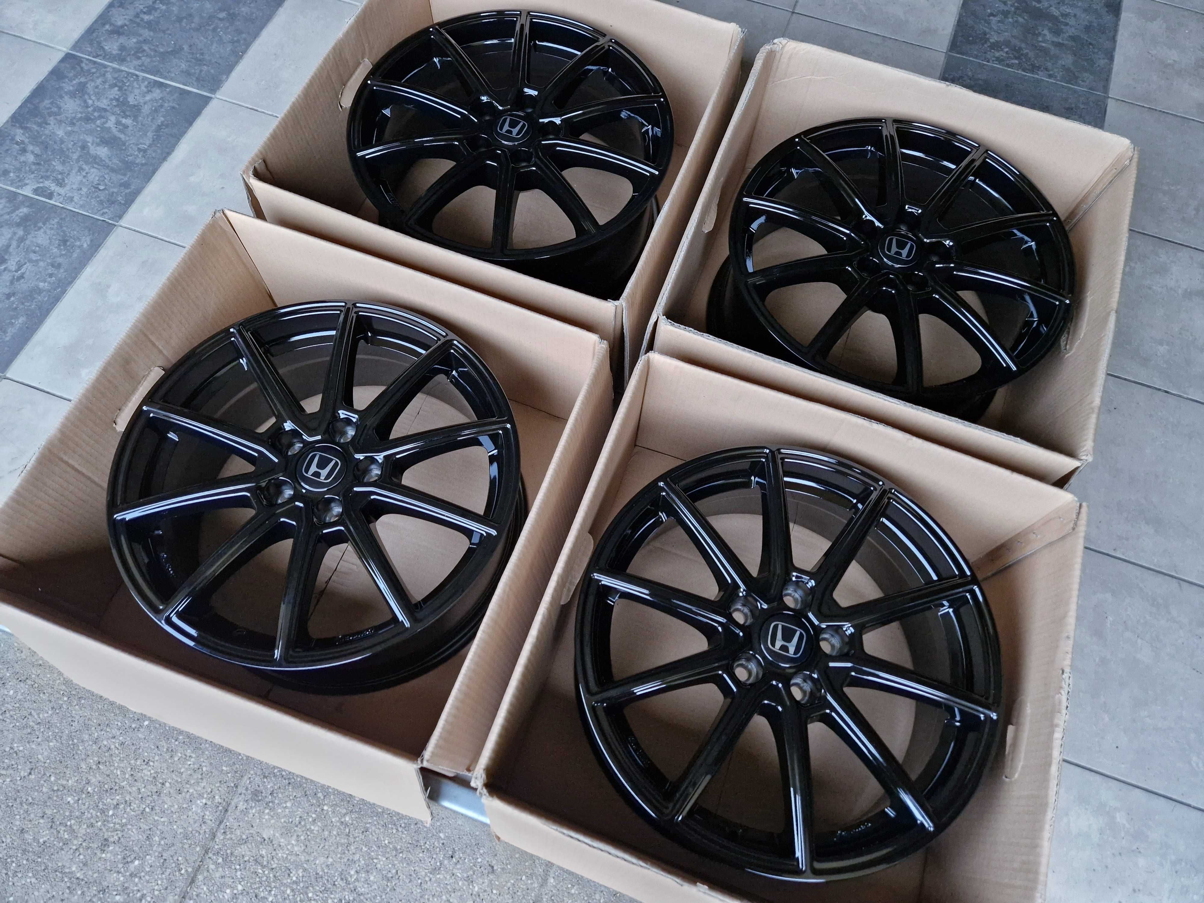 Alufelgi 17 5x114,3 Honda Accord Civic CR-V FR-V HR-V CH-R Czarne 709#
