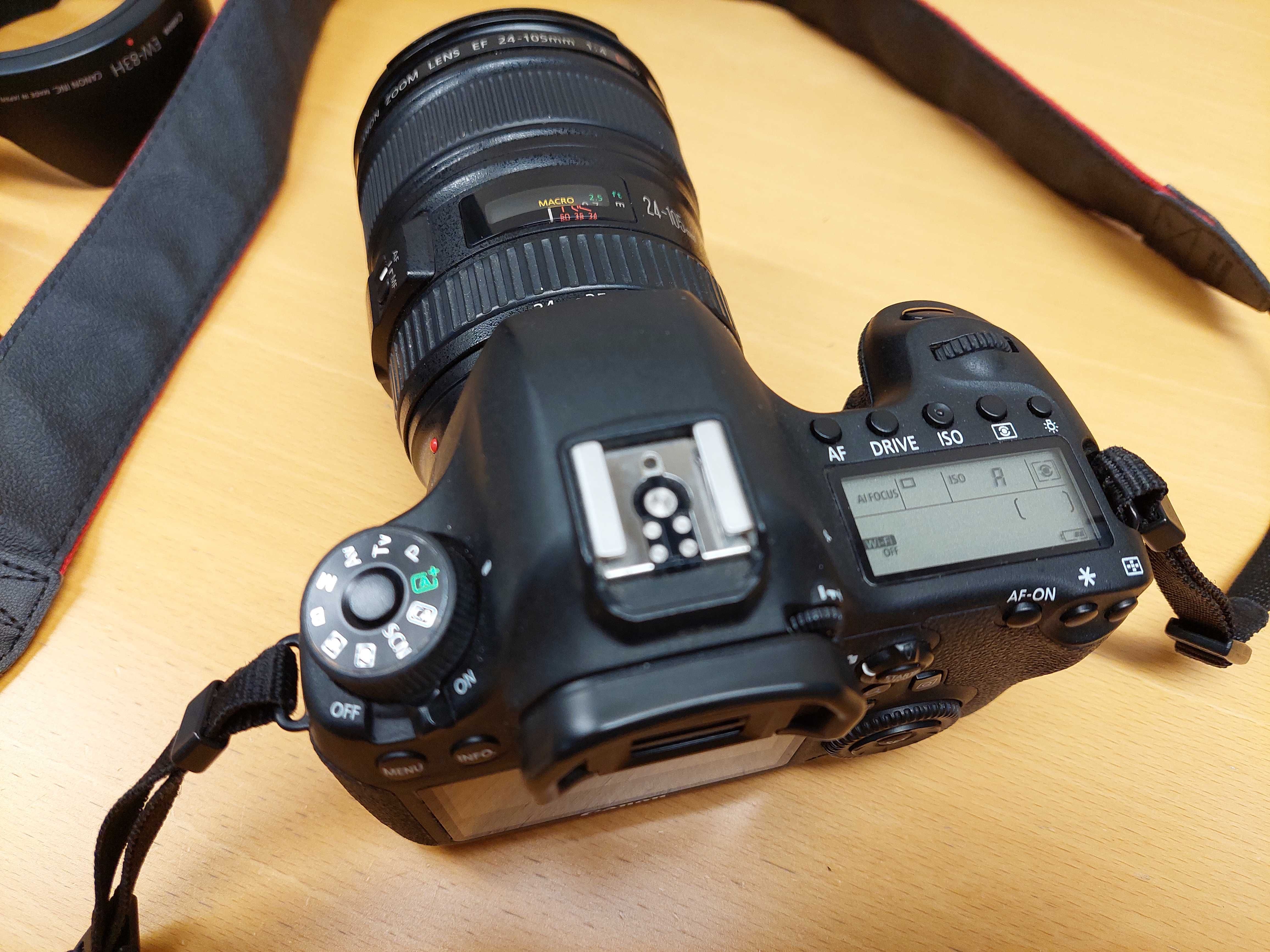 Aparat Canon EOS 6D (przeb. 27 tys) + Canon EF 24-105 f/4L IS USM