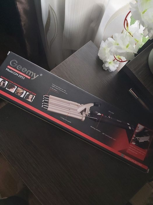 Плойка для волосся на 5 хвиль з регулятором температури