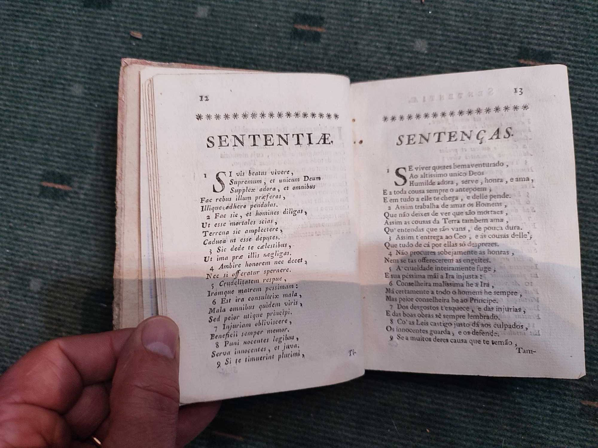 Épodos que contem sentenças uteis a todos os homens - 1803