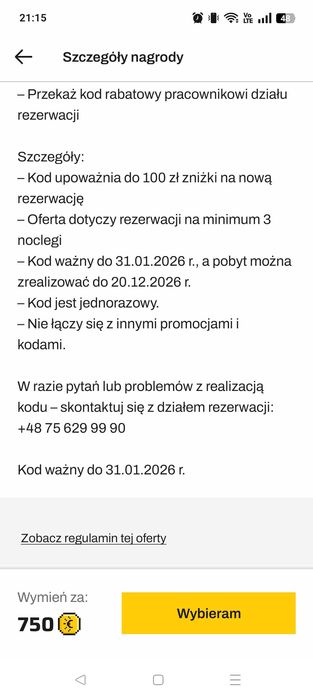 Voucher kupon  bon o wartości 100zł na pobyt w elements hotel!!