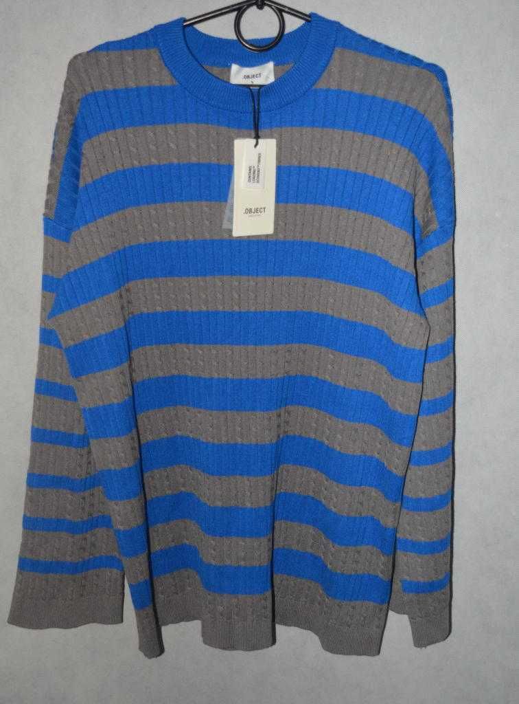 Sweter w paski Object S