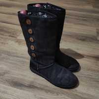 UGG Skórzane  Buty Damskie Śniegowce Ocieplane Size 38