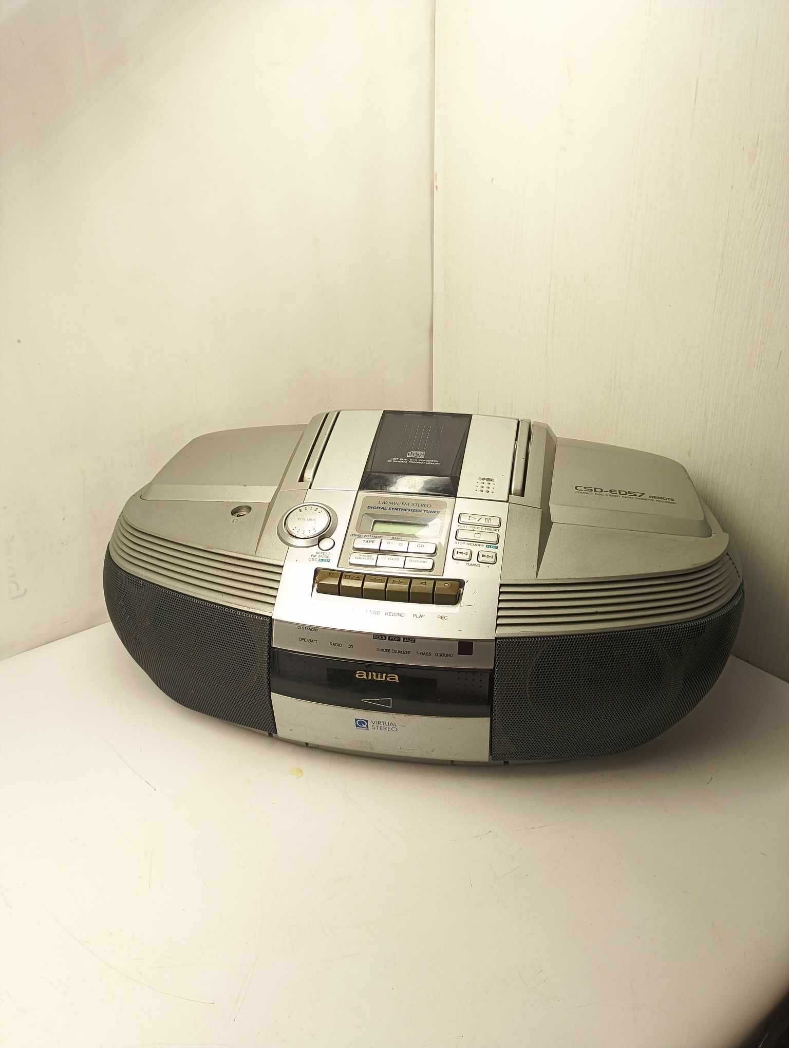 Radiomagnetofon boombox AIWA CSD-ED57 radio kaseta cd
