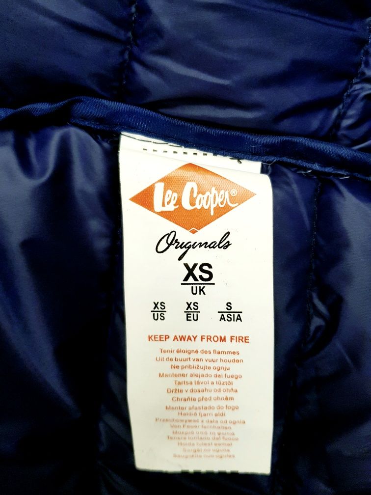 Lee Cooper Oryginals męska lekka puchowa kurtka rozmiar S/XS