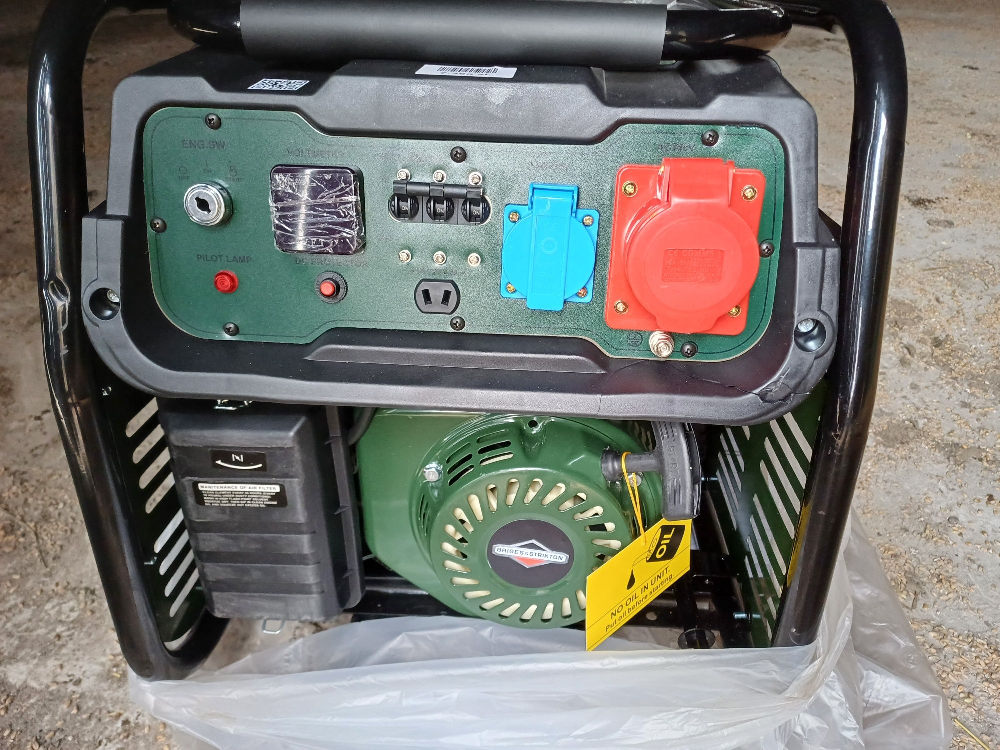 Agregat prądotwórczy 3,9kw-230v/6,9kw-400v