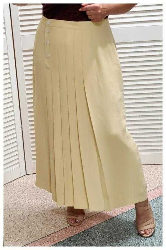 Красивая желтая длинная юбка L'anglaise, р. 48-50