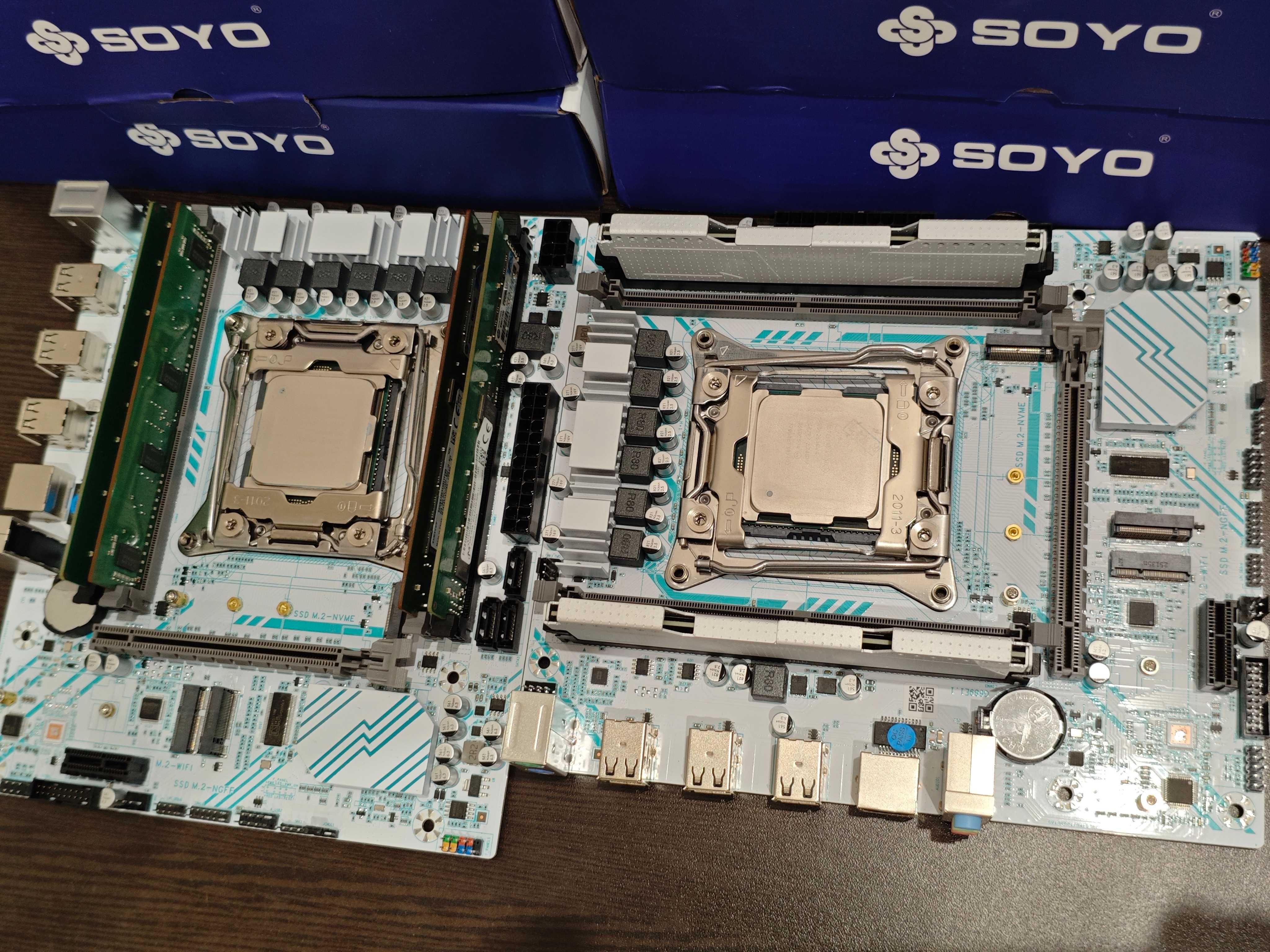 Комплект X99 2011v3 + 2620v3 / 2650v4 2660в4 E5 2680v4 DDR4 ОЗУ 8Gb 16