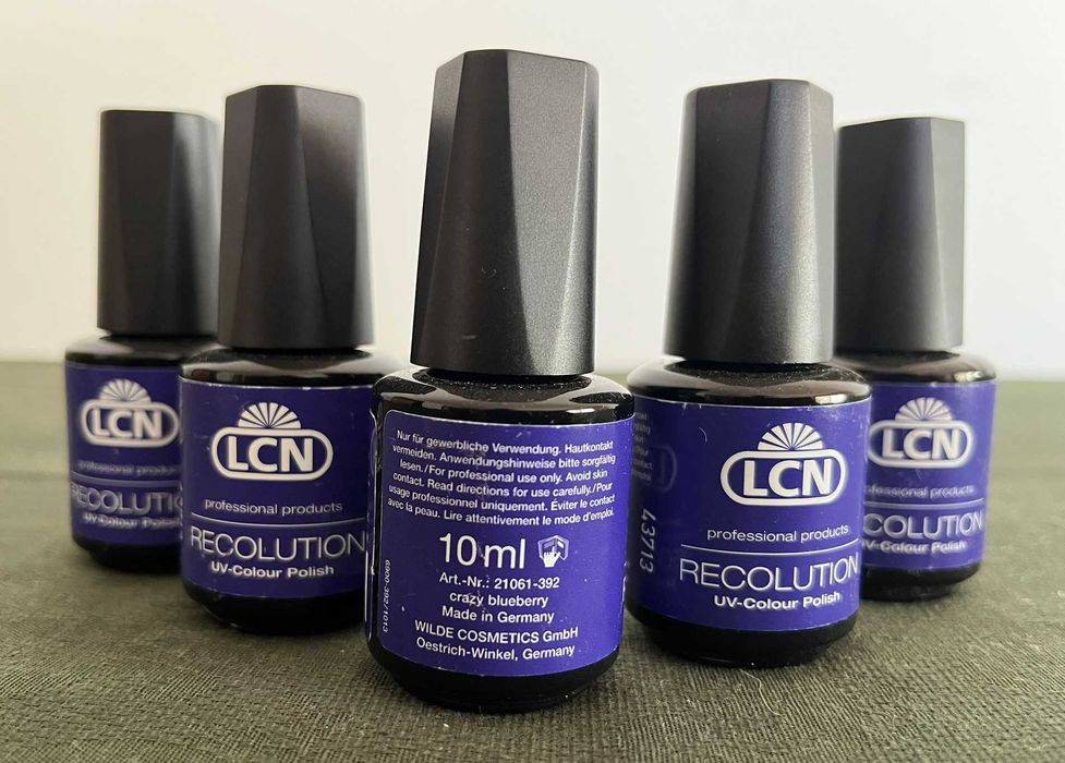 Verniz Gel Unhas "LCN" Recolution (Crazy Blue)