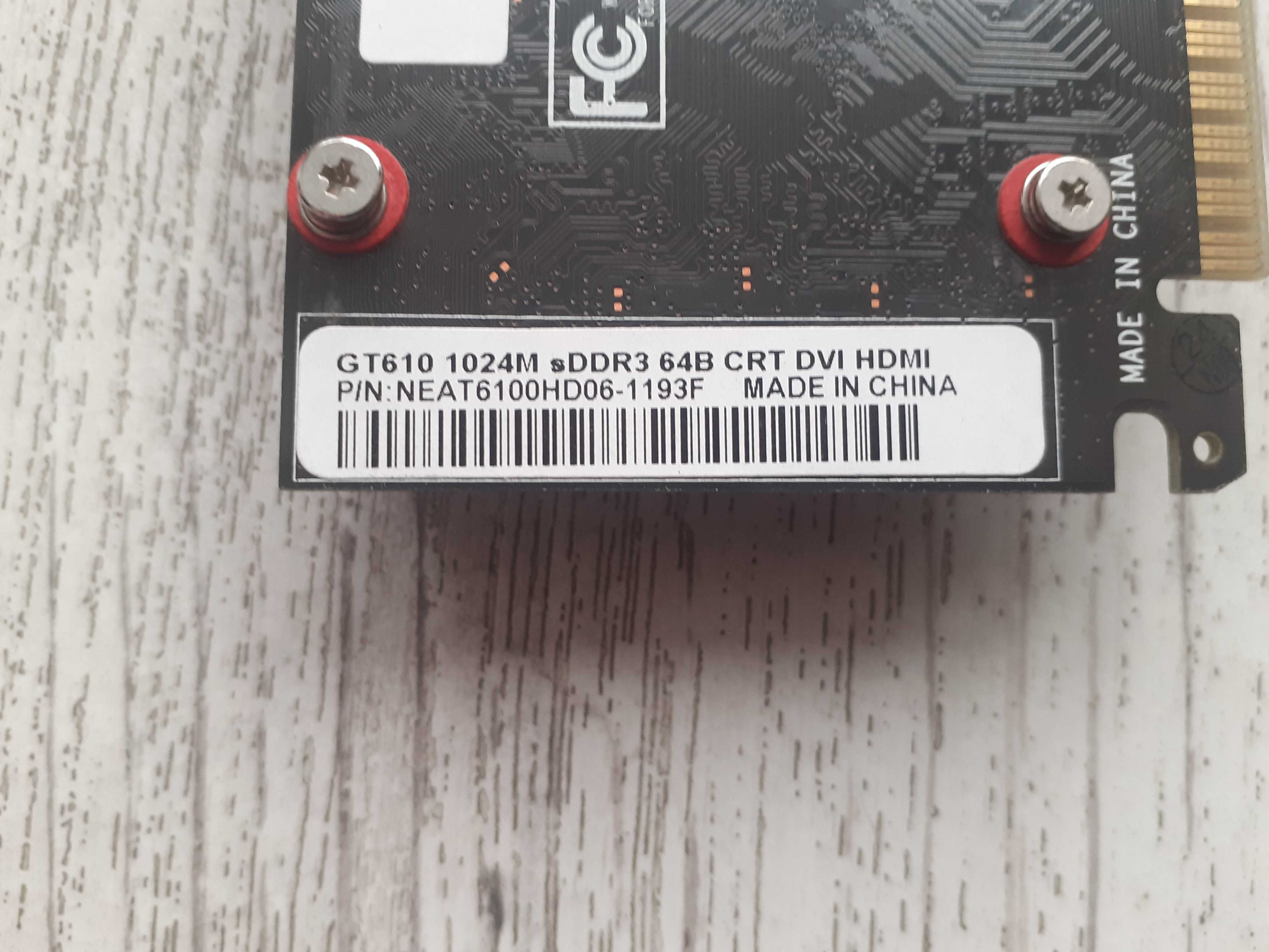 Видеокарта Palit GT 610 - 1Gb почти не использовалась