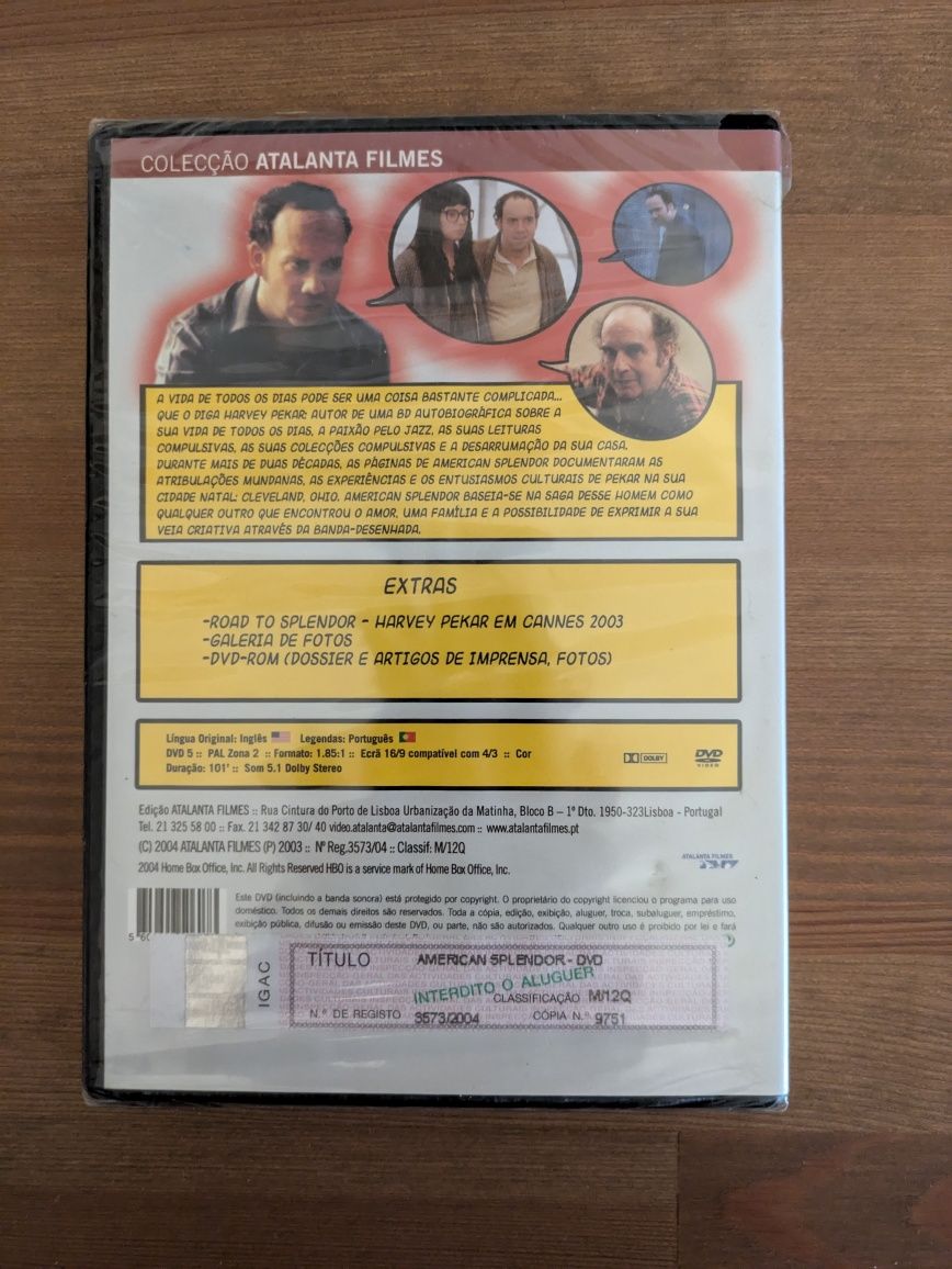 DVD NOVO e SELADO - " American Splendor " 2003