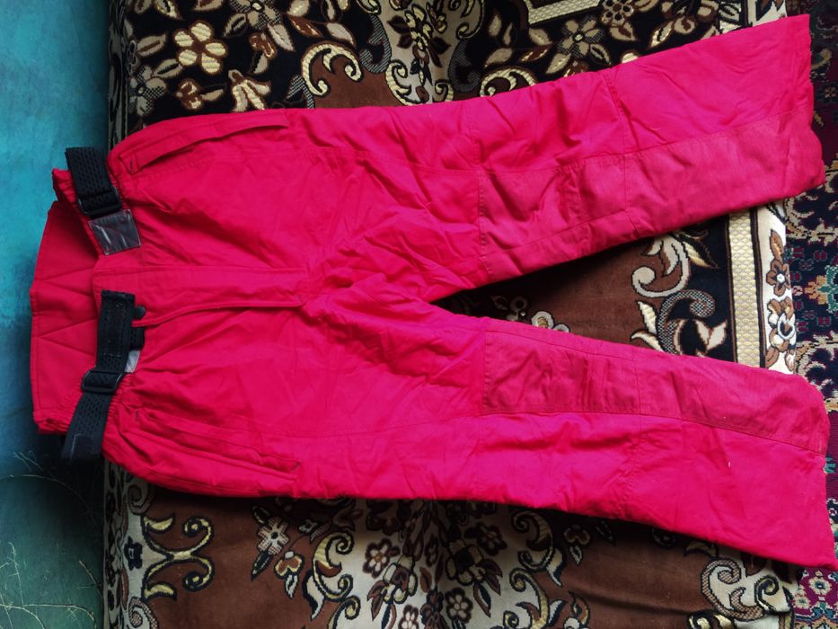 Лыжные штаны красные