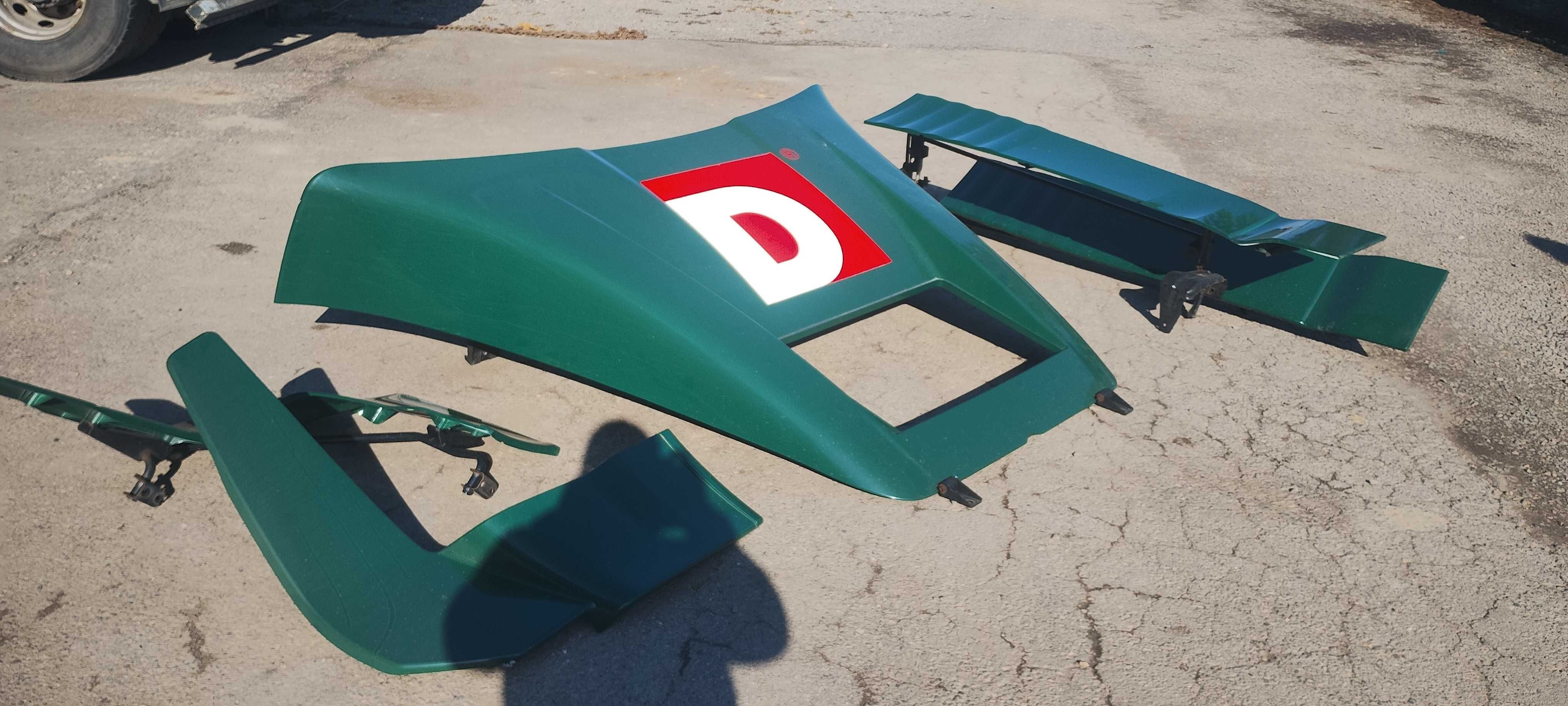 Spoiler owiewki Man tgx euro6 kpl
