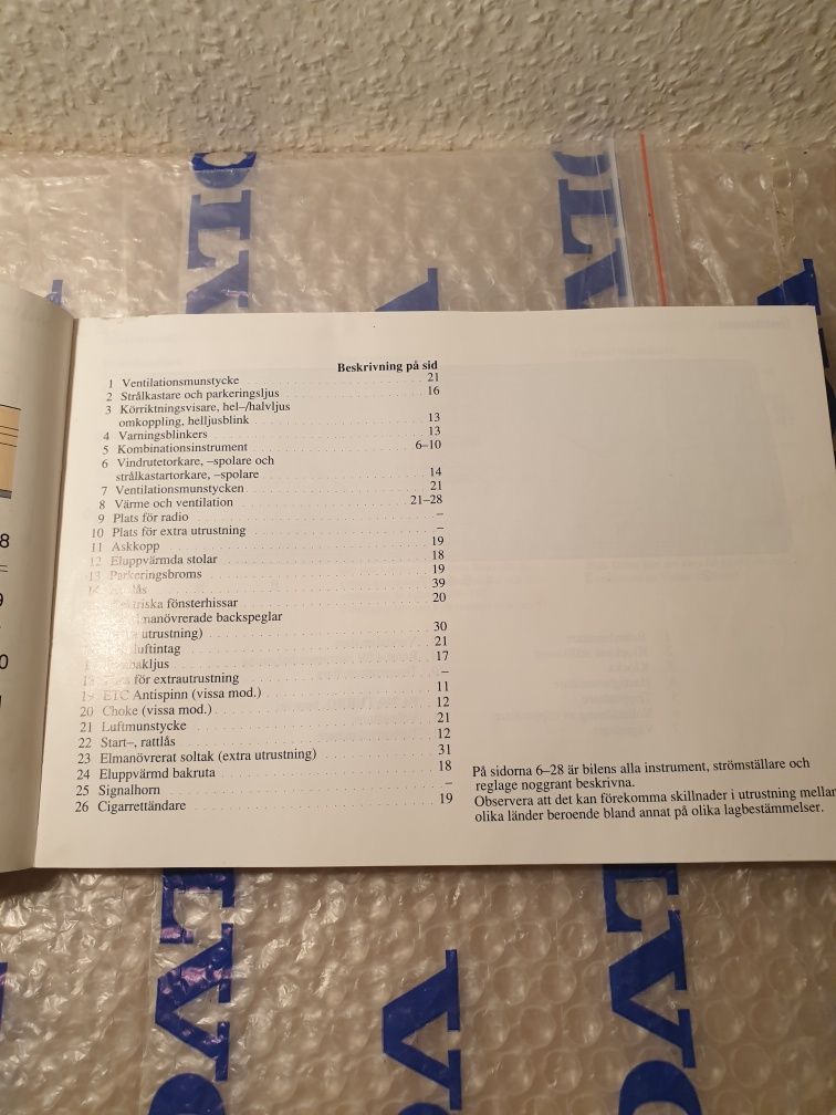 instrukcja obsługi volvo 740  1988 rok