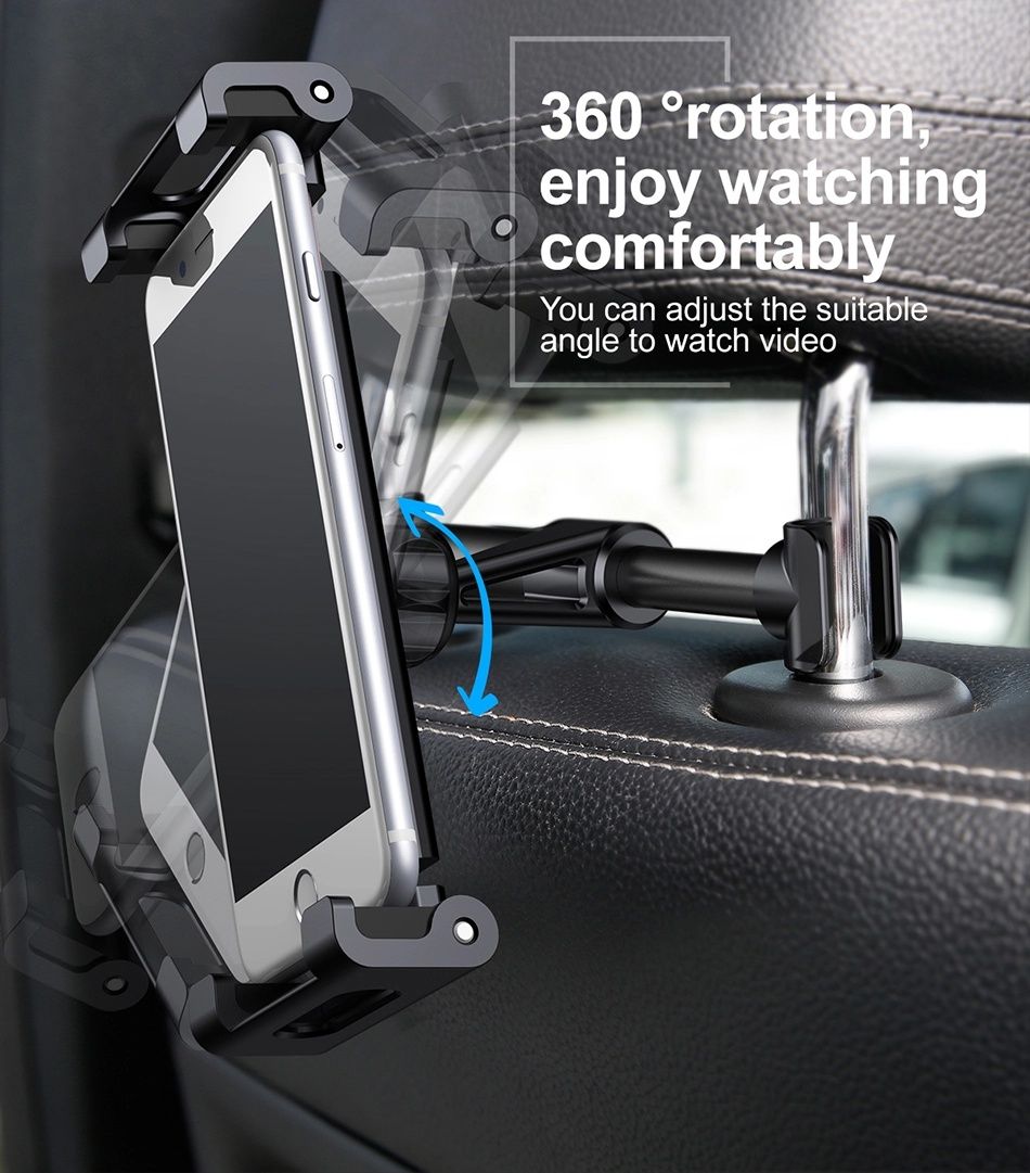 Держатель Baseuse Car подголовник ipad samsung xiaomi iphone крепление