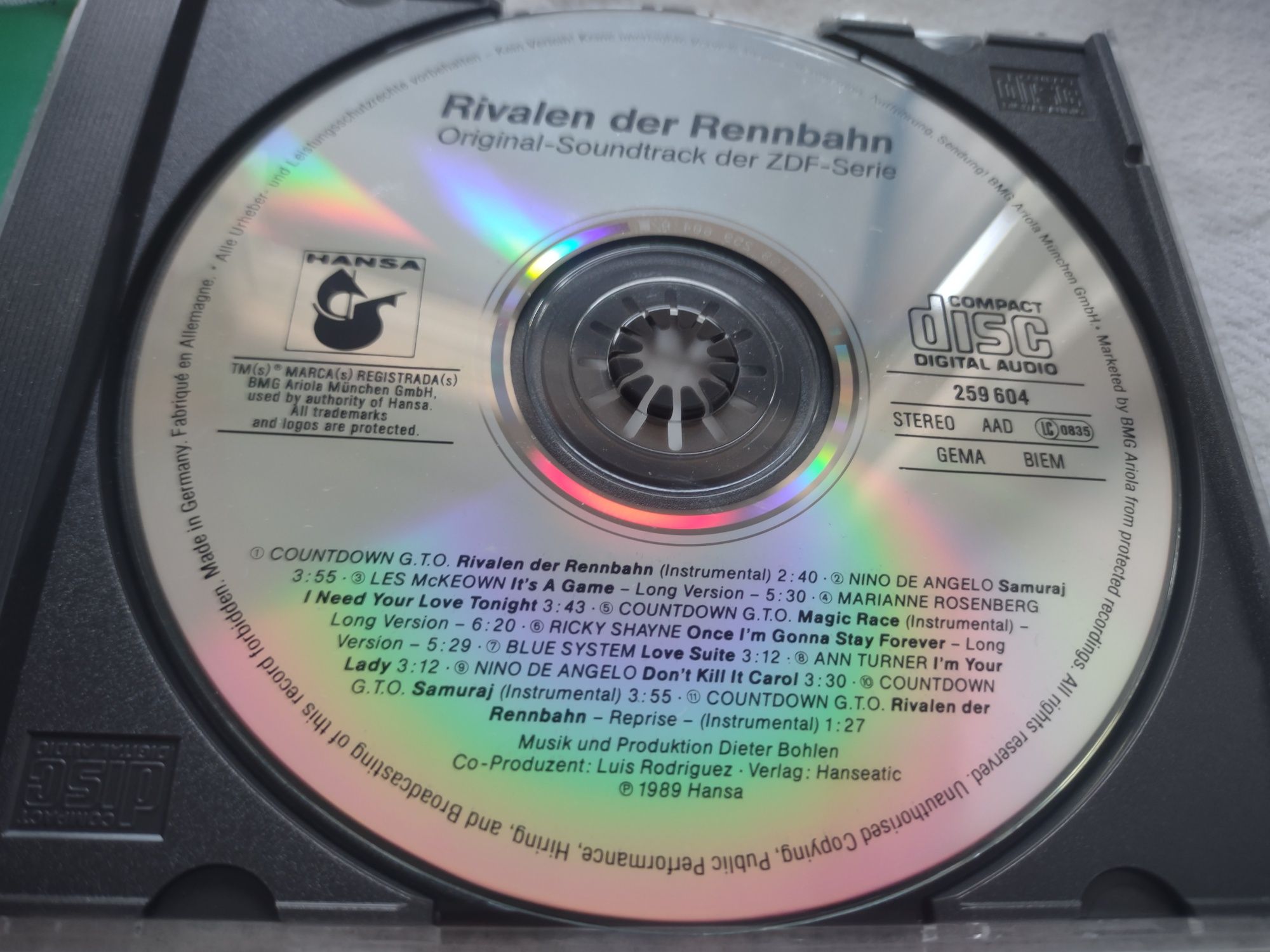 Dieter Bohlen Rivalen der Rennbahn płyta cd