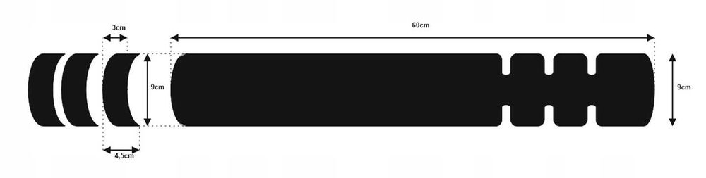 Ochraniacz NA DOLNĄ RURĘ ROWERU ENDURO 72x9 gruby