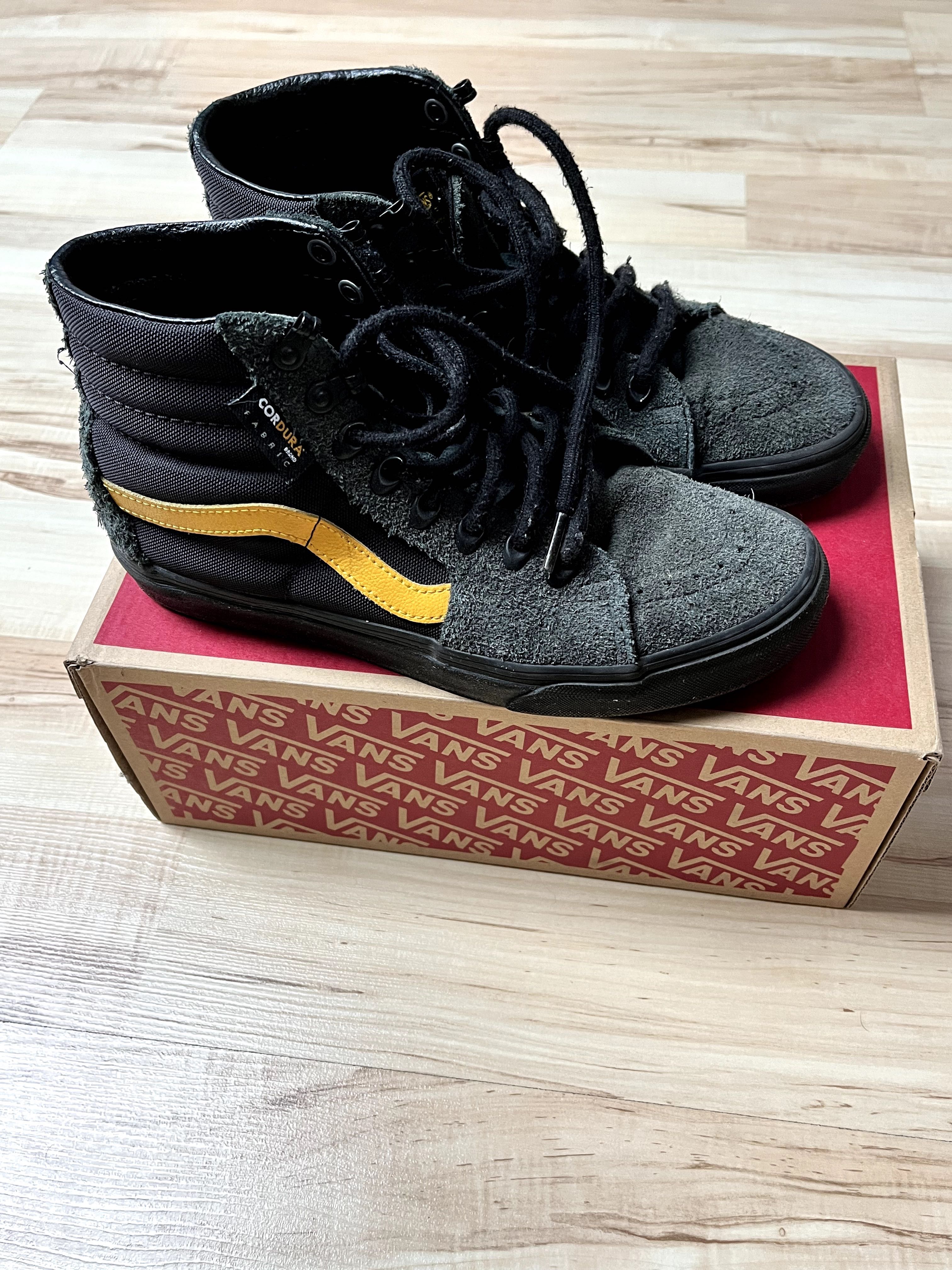 Vans Sk8-HI (cordura) Black r 38,5, długość wkładki: 24,5 cm