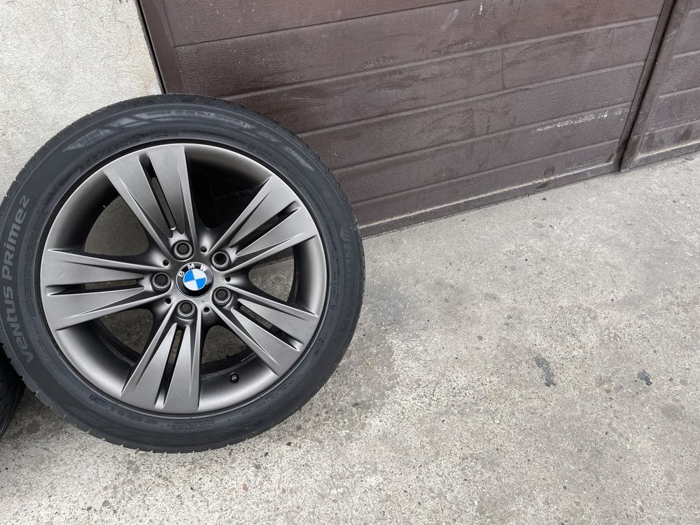Koła, Felgi 5x120 18” Oryginał BMW, Grafit, Wyższy profil