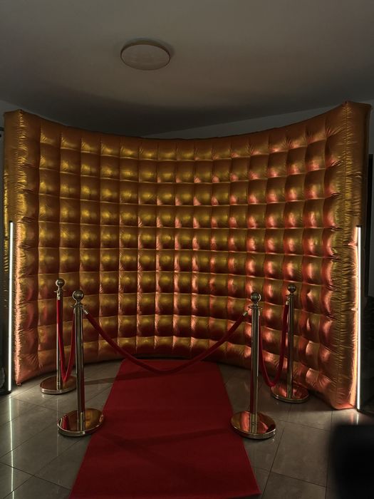 Złota Dmuchana Ścianka Tło Ścianka na imprezę fotobudka Nowa Sprzedam