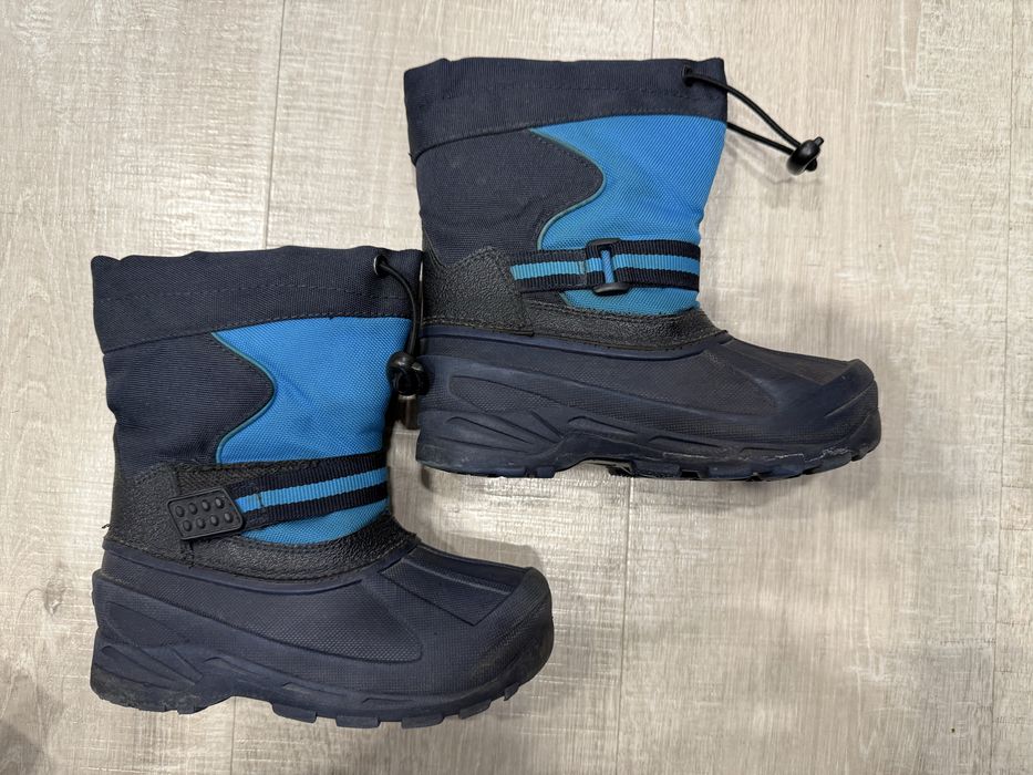 Утеплені гумачки 28 чоботи сапоги резиновые утепленные мальчику