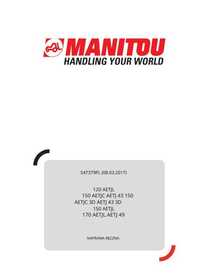 Instrukcja Napraw MANITOU AETJ 120 L, 150 C, 150 L, 170 L PL
