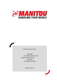 Instrukcja Napraw MANITOU AETJ 120 L, 150 C, 150 L, 170 L PL