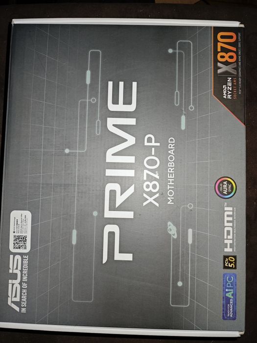 Płyta główna Asus Prime X870-P ATX AM5 DDR5 Ryzen