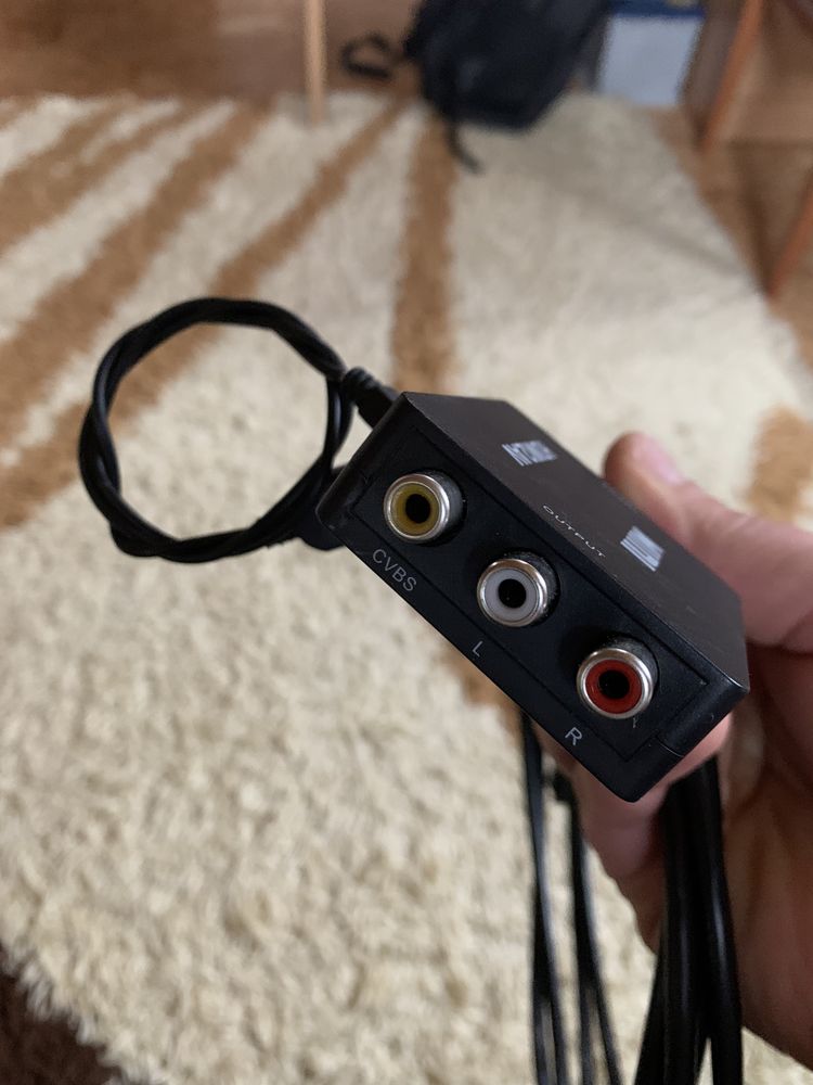 Адаптер RCA/av/svbs-hdmi,конвентер+кабель hdmi.