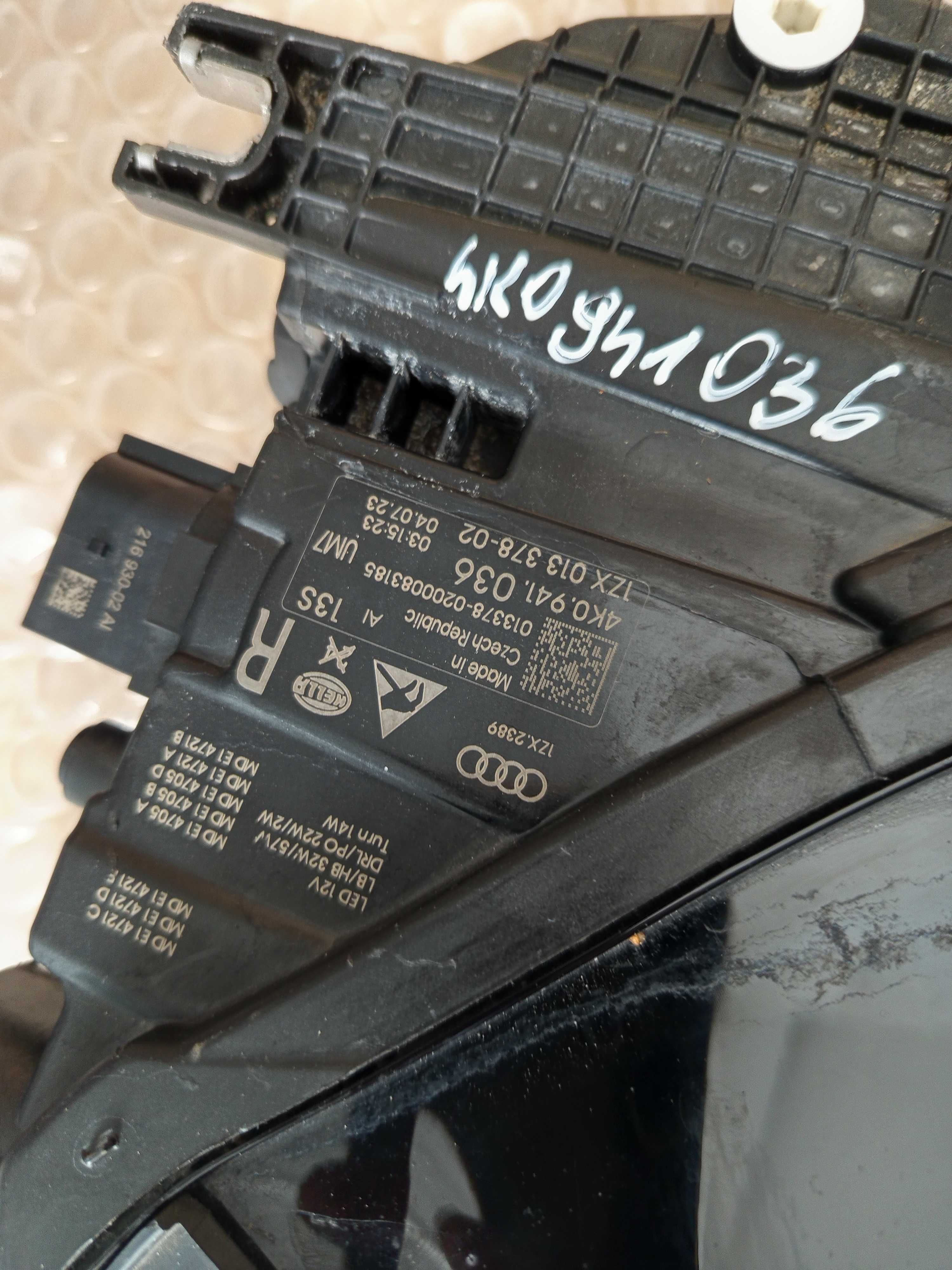Lampa Prawa Przód AUDI A6 C8 Full Led Matrix 4K0.941.036