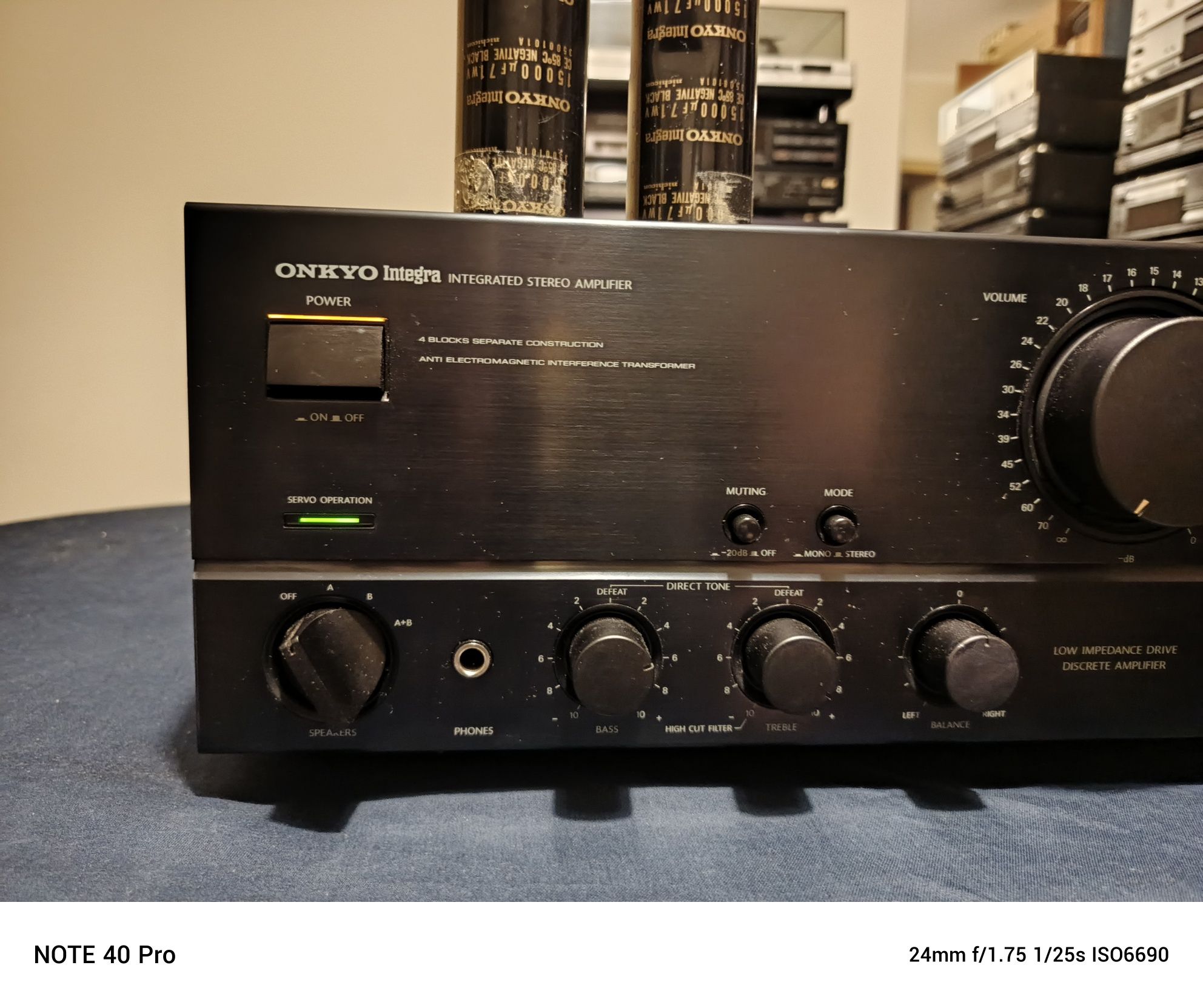 Onkyo integra wzmacniacz.