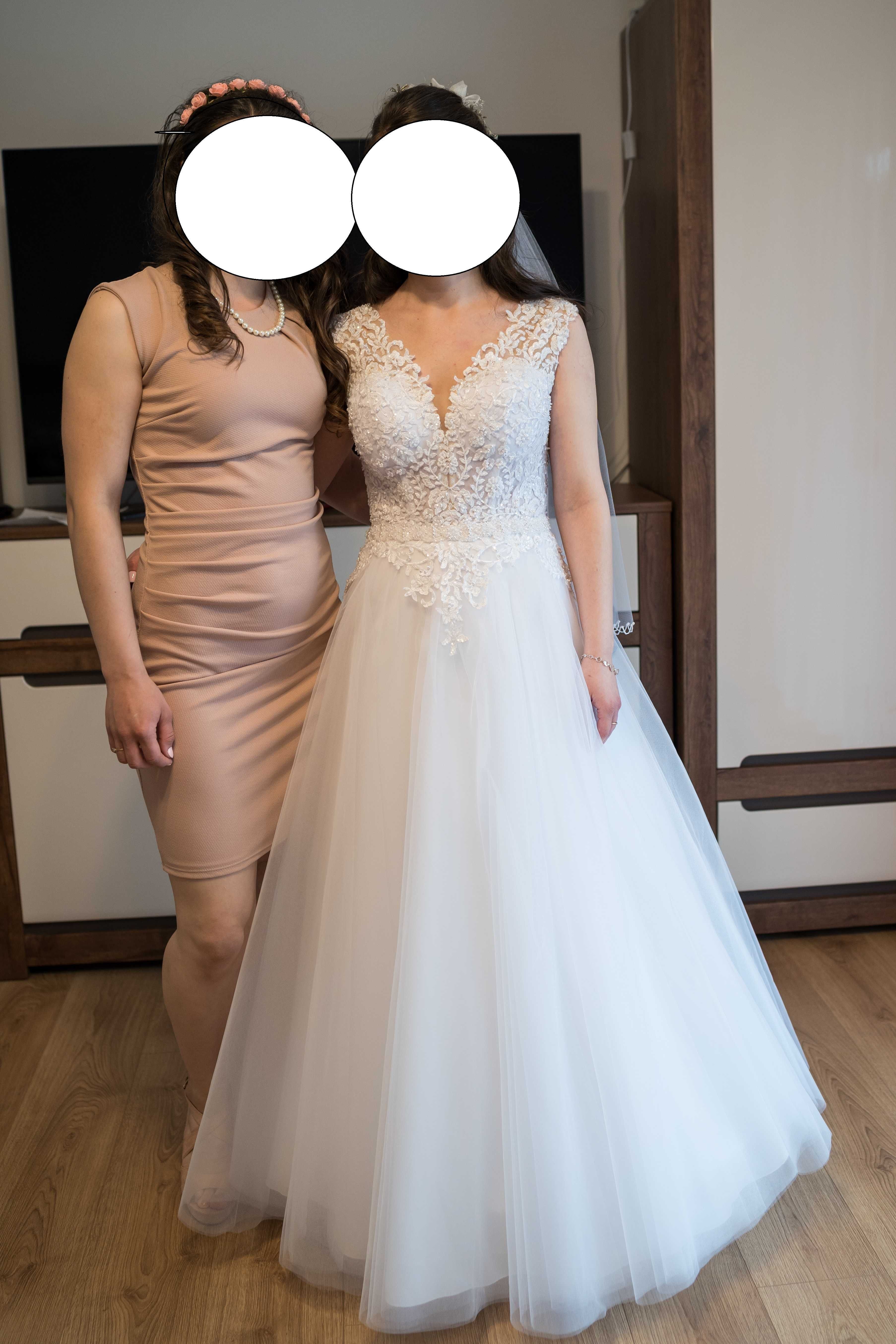 Suknia ślubna rozmiar 36 biała