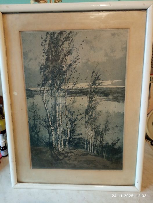 Картина Эстамп 1962 г.