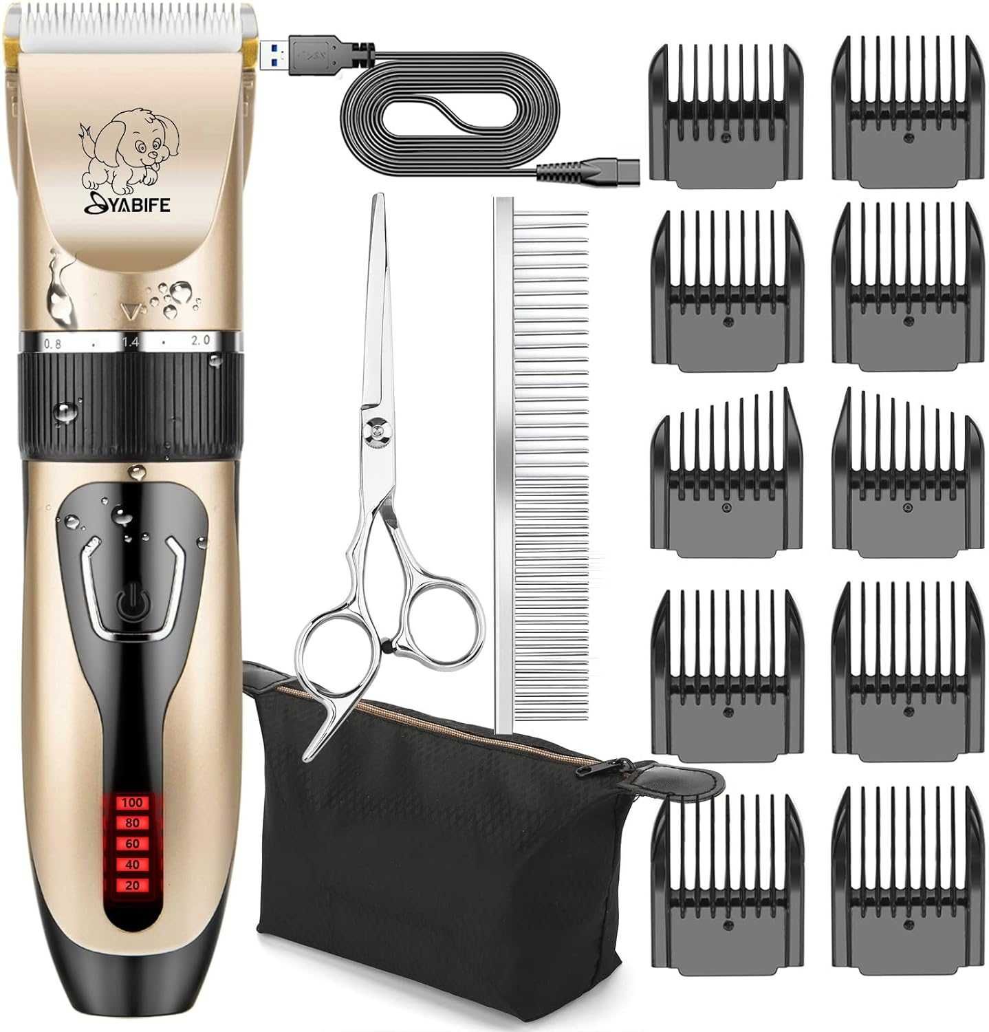 Golarka dla zwierząt professional pet clipper firmy Yabife